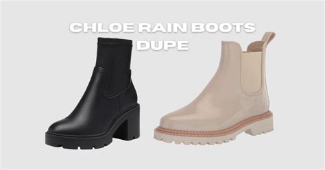 Top 5 Chloe Rain Boots Dupes That Look Just as Good